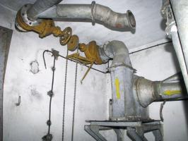 Ligne Maginot - GROS BOIS - X1 (QUARTIER LUDELANGE - I/128°RIF) - (Abri) - Le ventilateur air vicié et de tirage de la cuisinière