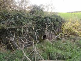 Ligne Maginot - BB226 - ROTHERBERG 04 - (Blockhaus pour arme infanterie) - La façade de tir frontale.