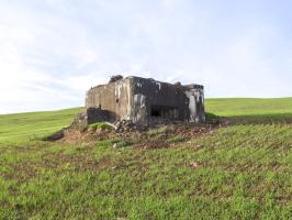 Ligne Maginot - BB205 - ROTHERBERG 02 - (Blockhaus pour canon) - La façade de tir.
