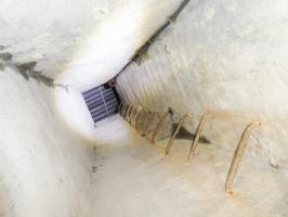 Ligne Maginot - SELOGES - (Ouvrage d'infanterie) - Bloc 3
Le puits d'accès au bloc