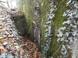 Ligne Maginot - VOR BERG 2 - (Blockhaus pour canon) - L'entrée latérale pour les hommes.