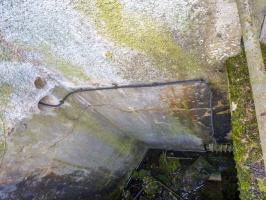 Ligne Maginot - PETERSBERG - X4 - (Abri actif) - Fossé diamant au pied de la façade du bloc bas du abri du Petersberg