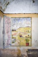 Ligne Maginot - BOIS DE KLANG - X24 (QUARTIER KLANG - III/164° RIF) - (Abri) - Peinture murale de gauche