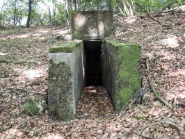 Ligne Maginot - BOIS DE KLANG (CM9 - III/164° RIF) - (PC de Sous-Quartier) - L'entrée