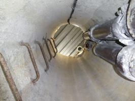 Ligne Maginot - SELOGES - (Ouvrage d'infanterie) - Bloc 5
le puits d'accès 
