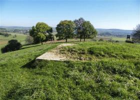 Ligne Maginot - O46 - SONNENBERG - (Observatoire d'artillerie) - L'observatoire avec le blockhaus Sonnenberg 2 au 2nd plan