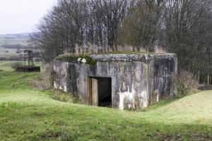 Ligne Maginot - CB116 - SONNENBERG 01 - (Blockhaus pour canon) - On distingue, en arrière plan a gauche, un blockhaus pour mitrailleuses.