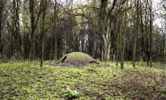 Ligne Maginot - LANGHEP NORD - (Casemate d'infanterie - Simple) - Fausse tourelle entre les 2 casemates