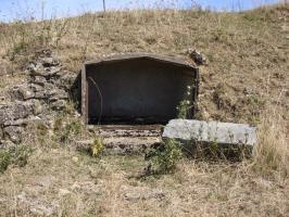 Ligne Maginot - COUME ANNEXE NORD - A30 - (Ouvrage d'infanterie) - Niche extérieure pour les mines et rouleaux barbelés.