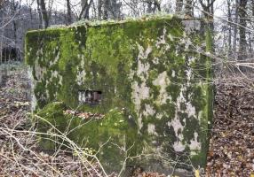 Ligne Maginot - CB171 - YELLE 01 - (Blockhaus pour arme infanterie) - Façade avant avec créneau de tir
