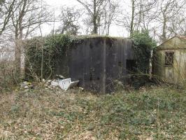 Ligne Maginot - BB144- SCHIDELBERG - (Blockhaus pour canon) - La façade arrière du blockhaus.