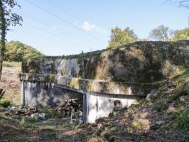 Ligne Maginot - BOIS DE LAUDREFANG NORD - C76 - (Casemate d'infanterie - Simple) - La façade arrière de la casemate
