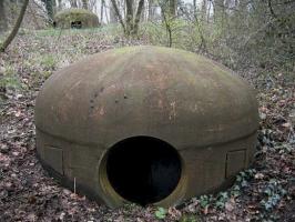 Ligne Maginot - BOIS DE LAUDREFANG NORD - C76 - (Casemate d'infanterie - Simple) - La cloche mitrailleuses modifiée en arme mixte