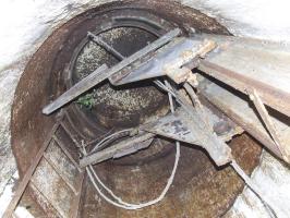 Ligne Maginot - BOIS DE LAUDREFANG NORD - C76 - (Casemate d'infanterie - Simple) - Le puits de la cloche GFM