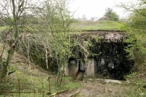 Ligne Maginot - HETTANGE GRANDE - O9 - (Observatoire d'artillerie) - Façade arrière
Avant le merlonnage