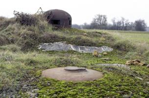 Ligne Maginot - FERME DU BOIS DU FOUR - O10 - (Observatoire d'artillerie) - Cloche périscopique et GFM
