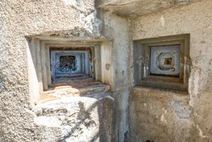 Ligne Maginot - JANUS - (Ouvrage d'artillerie) - Bloc 1
Créneau JM et FM 