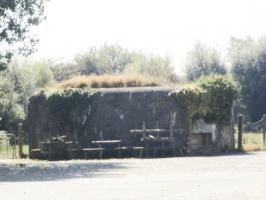 Ligne Maginot - B223 - Le BERTHOF Sud-Est (Blockhaus pour canon) - Visible de la D 993 - Route de Lille. Intérieur de la boîte de nuit 'le Manoir'.