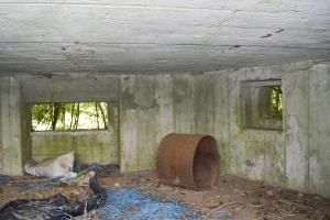 Ligne Maginot - B344 - BOIS DE VARLET NORD - (Blockhaus pour canon) - L'intérieur