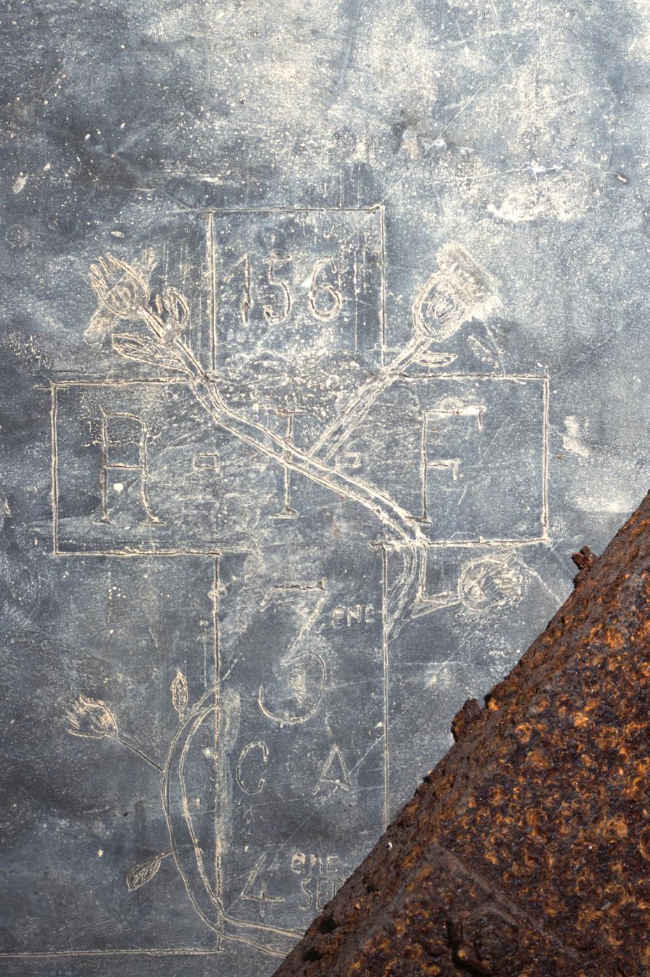 Ligne Maginot - AT31 - (Blockhaus pour arme infanterie) - Graffiti  - Michel Mansuy