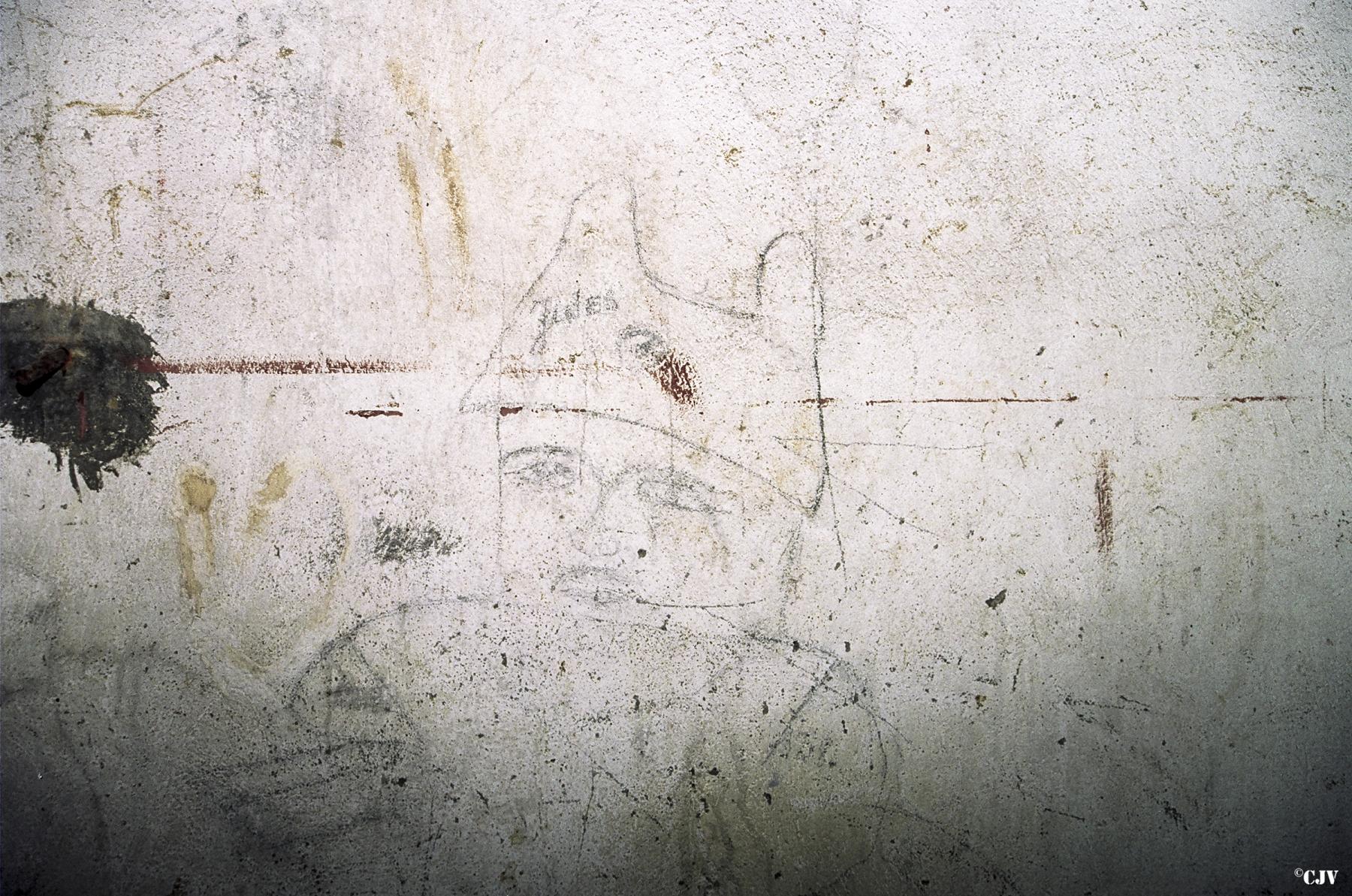 Ligne Maginot - GROS BOIS - X1 (QUARTIER LUDELANGE - I/128°RIF) - (Abri) - Dessin, avant restauration - Lia VERMEULEN