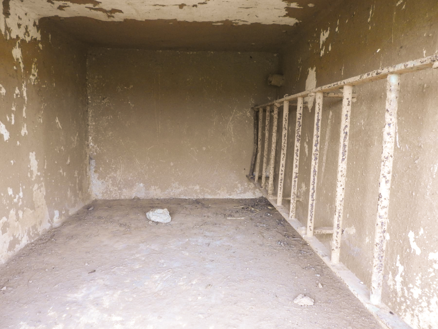 Ligne Maginot - 85M - (Chambre de coupure) - L'intérieur avec son échelle d'accès. - STENGER Mathieu