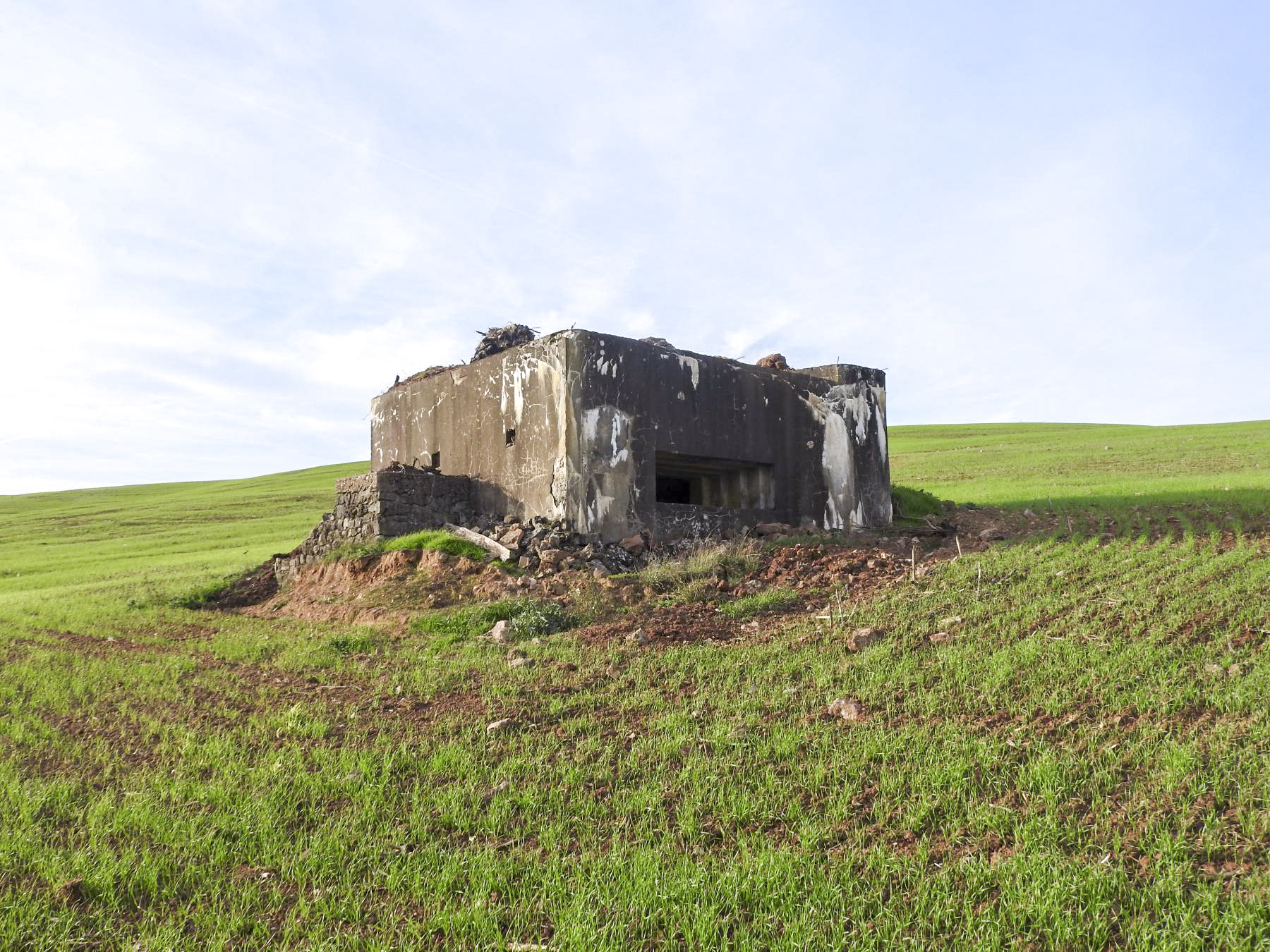 Ligne Maginot - BB205 - ROTHERBERG 02 - (Blockhaus pour canon) - La façade de tir. - STENGER Mathieu