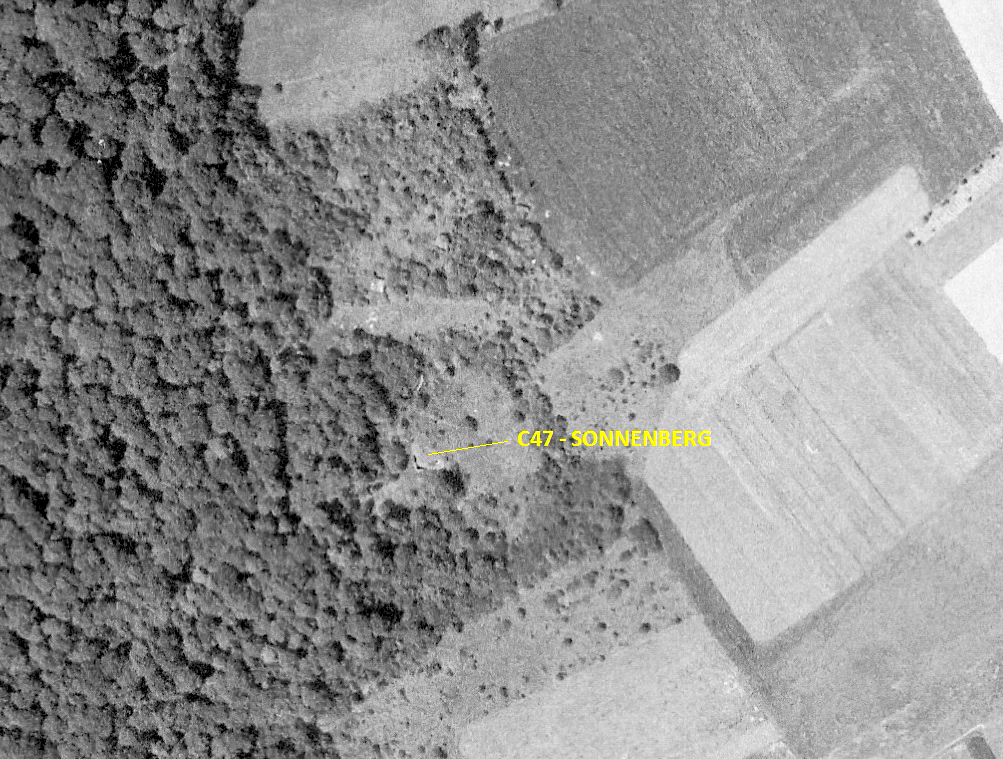 Ligne Maginot - SONNENBERG - C47 - (Casemate d'infanterie) -  - IGN - Géoportail 1963