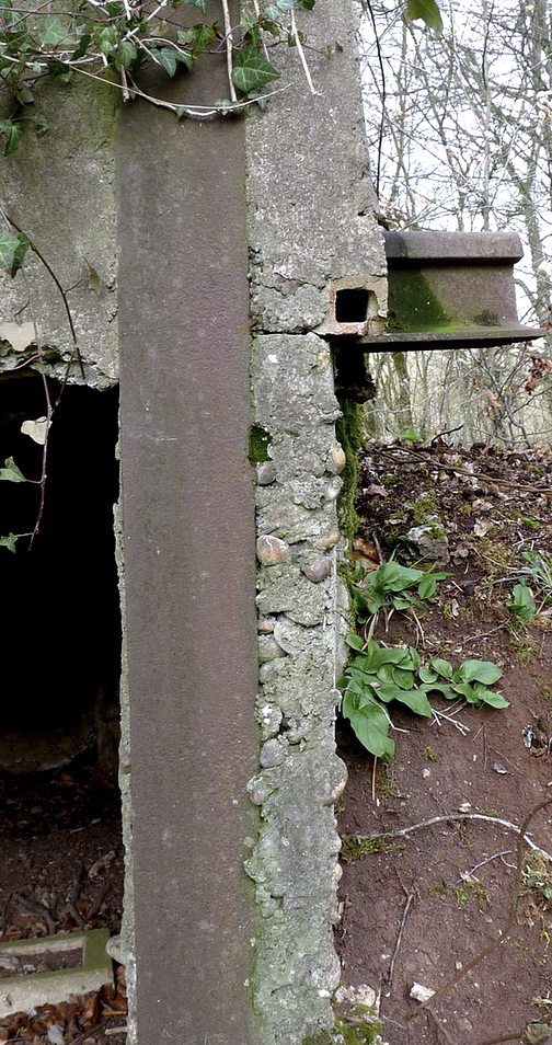 Ligne Maginot - HESTROFF NORD 1 - (Blockhaus pour arme infanterie) - Détail de la construction
Armature en rail SNCF
