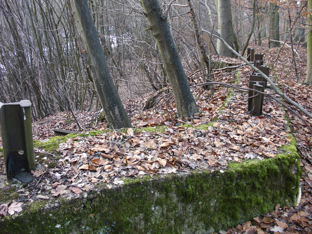 Ligne Maginot - HESTROFF NORD - PARAPET DE TIR - (Divers) - Le mur