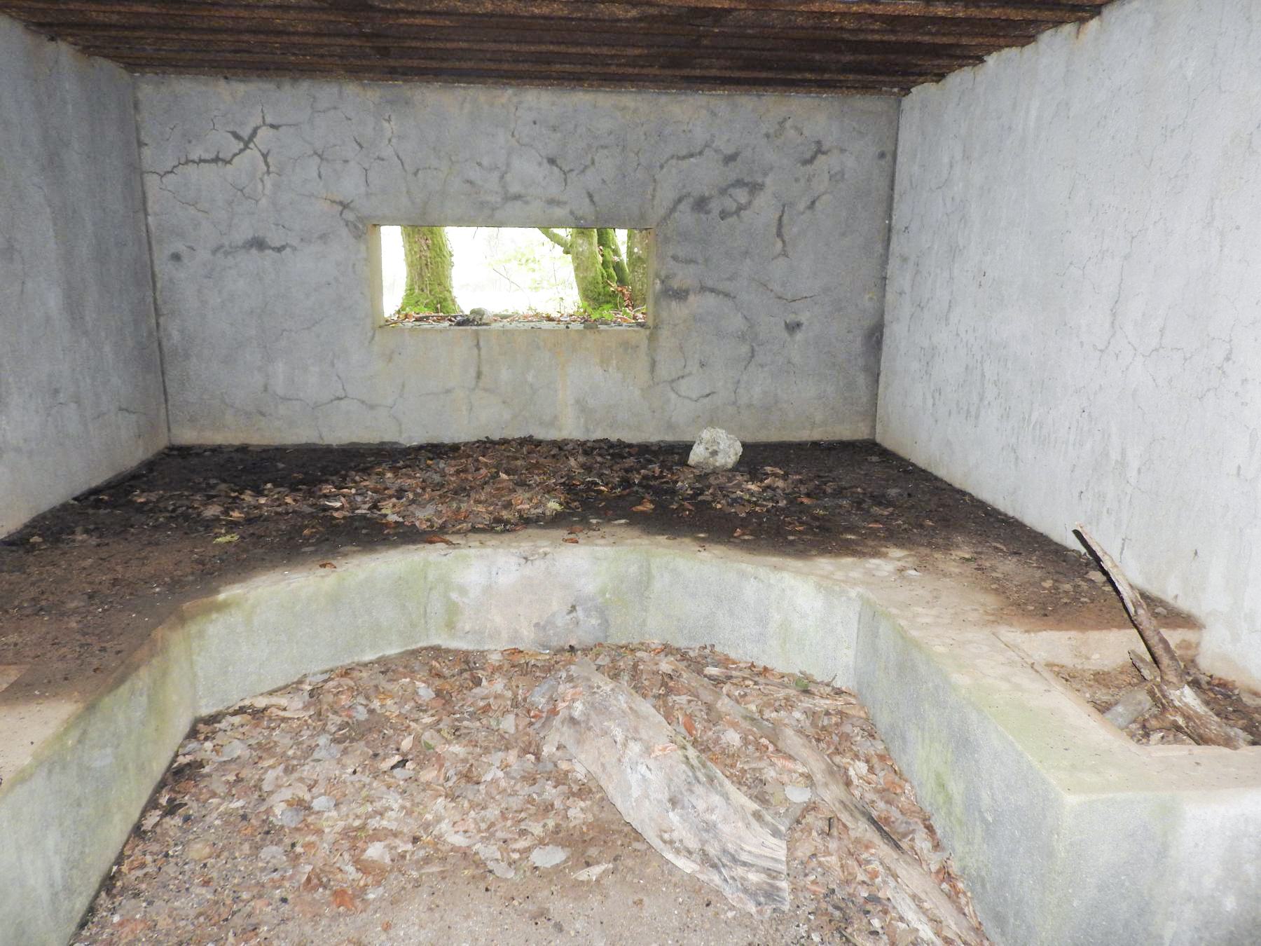 Ligne Maginot - VOR BERG 2 - (Blockhaus pour canon) - La chambre de tir du canon anti-char. - STENGER Mathieu