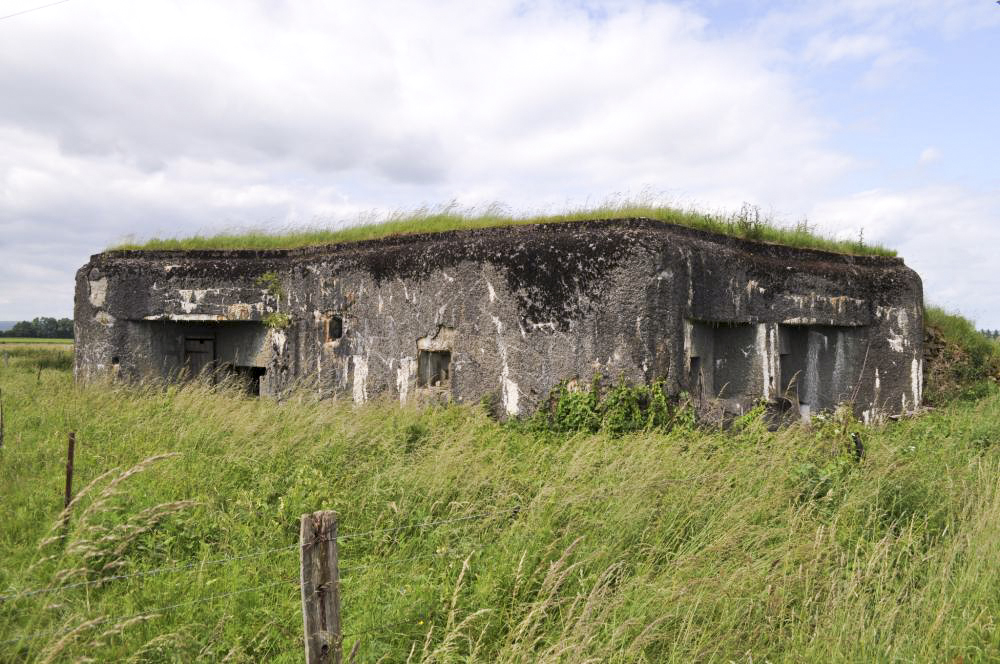 Ligne Maginot - A100 - LA CHAUSSEE - LE FAUNAN - (Blockhaus lourd type STG / STG-FCR - Double) - Vue façade arrière et chambre de tir sud-est