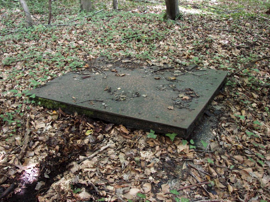 Ligne Maginot - Chambre de coupure 82M - Trappe d'accès