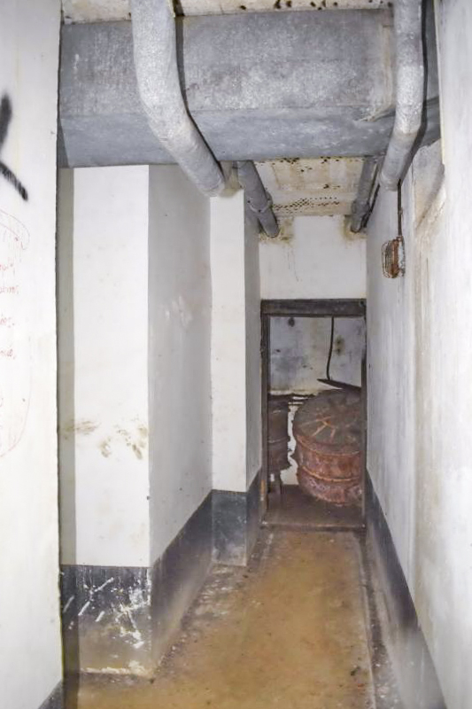 Ligne Maginot - BOIS DE KLANG - X24 (QUARTIER KLANG - III/164° RIF) - (Abri) - Couloir vers la chambre de ventilation