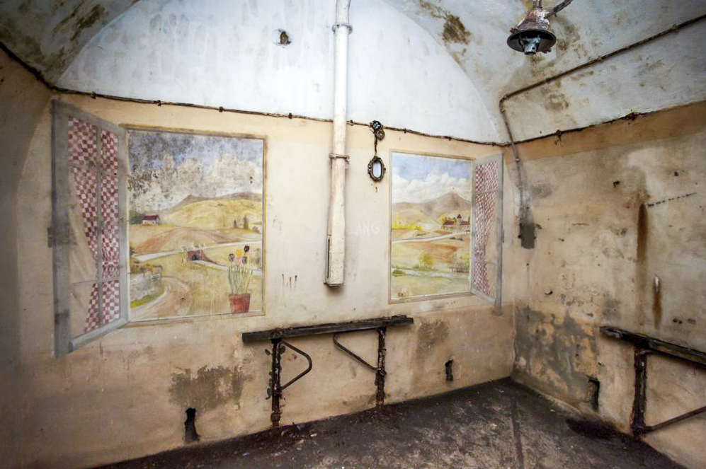 Ligne Maginot - BOIS DE KLANG - X24 (QUARTIER KLANG - III/164° RIF) - (Abri) - Peintures murales