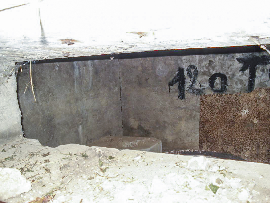 Ligne Maginot - BB1 - ECLUSE NORD - (Blockhaus pour canon) - L’intérieur