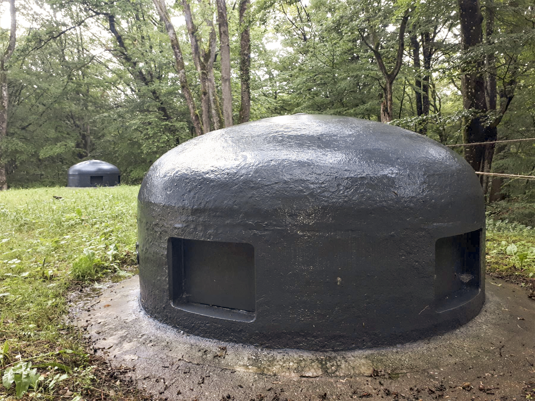 Ligne Maginot - HUBERBUSCH NORD  - C58 - (Casemate d'infanterie) - Les cloches GFM - Gregory Fuchs