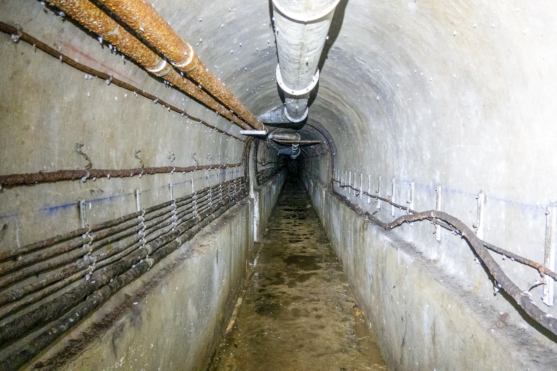 Ligne Maginot - CHENES BRULES - X23 - (Abri) - Galerie dans l'axe de la cage d'escalier du coffre Nord - Michel Teiten