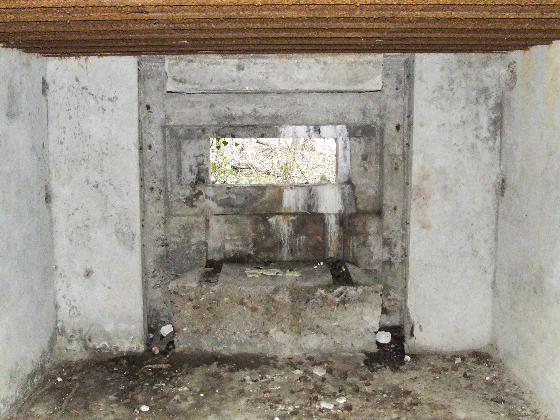 Ligne Maginot - BB144- SCHIDELBERG - (Blockhaus pour canon) - La chambre de tir.