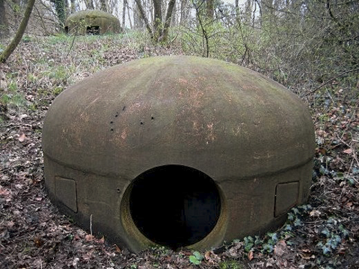 Ligne Maginot - BOIS DE LAUDREFANG NORD - C76 - (Casemate d'infanterie - Simple) - La cloche mitrailleuses modifiée en arme mixte
