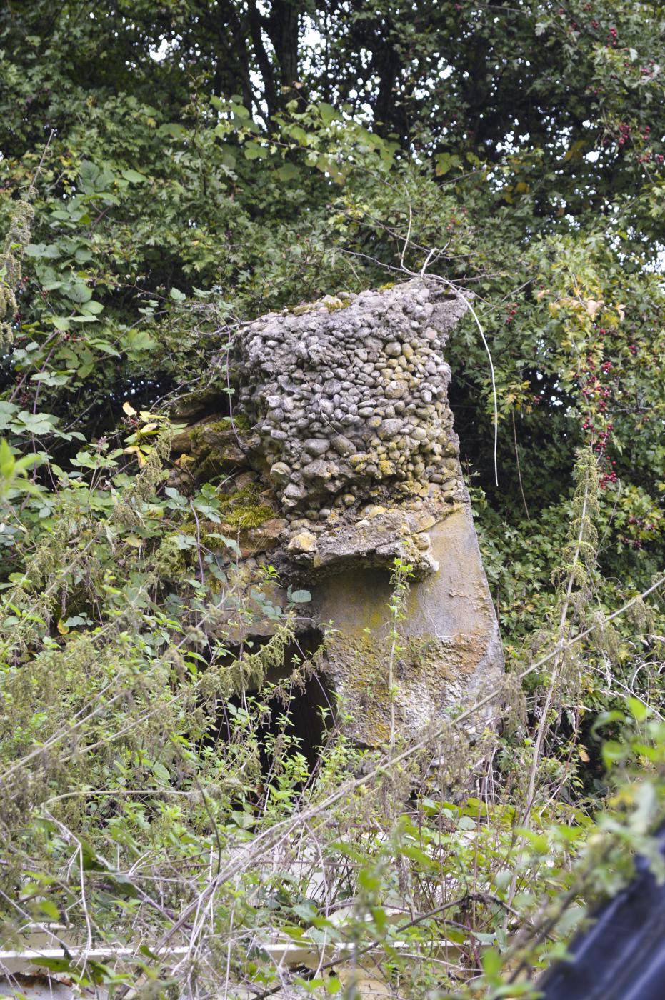 Ligne Maginot - Blockhaus  Dbo 9 - Les restes du blockhaus