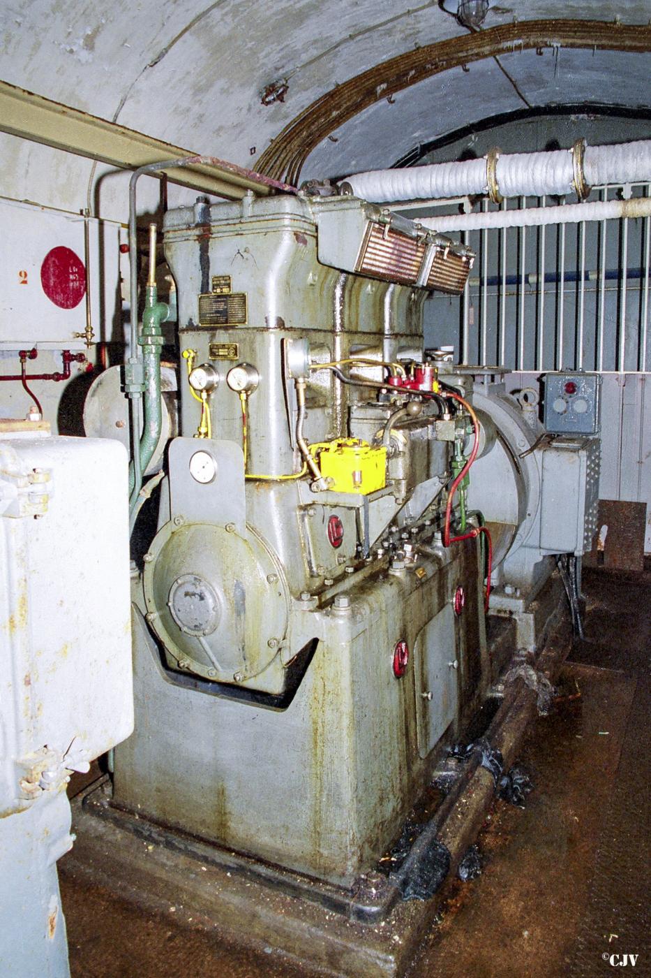 Ligne Maginot - JANUS - (Ouvrage d'artillerie) - l'usine électrique