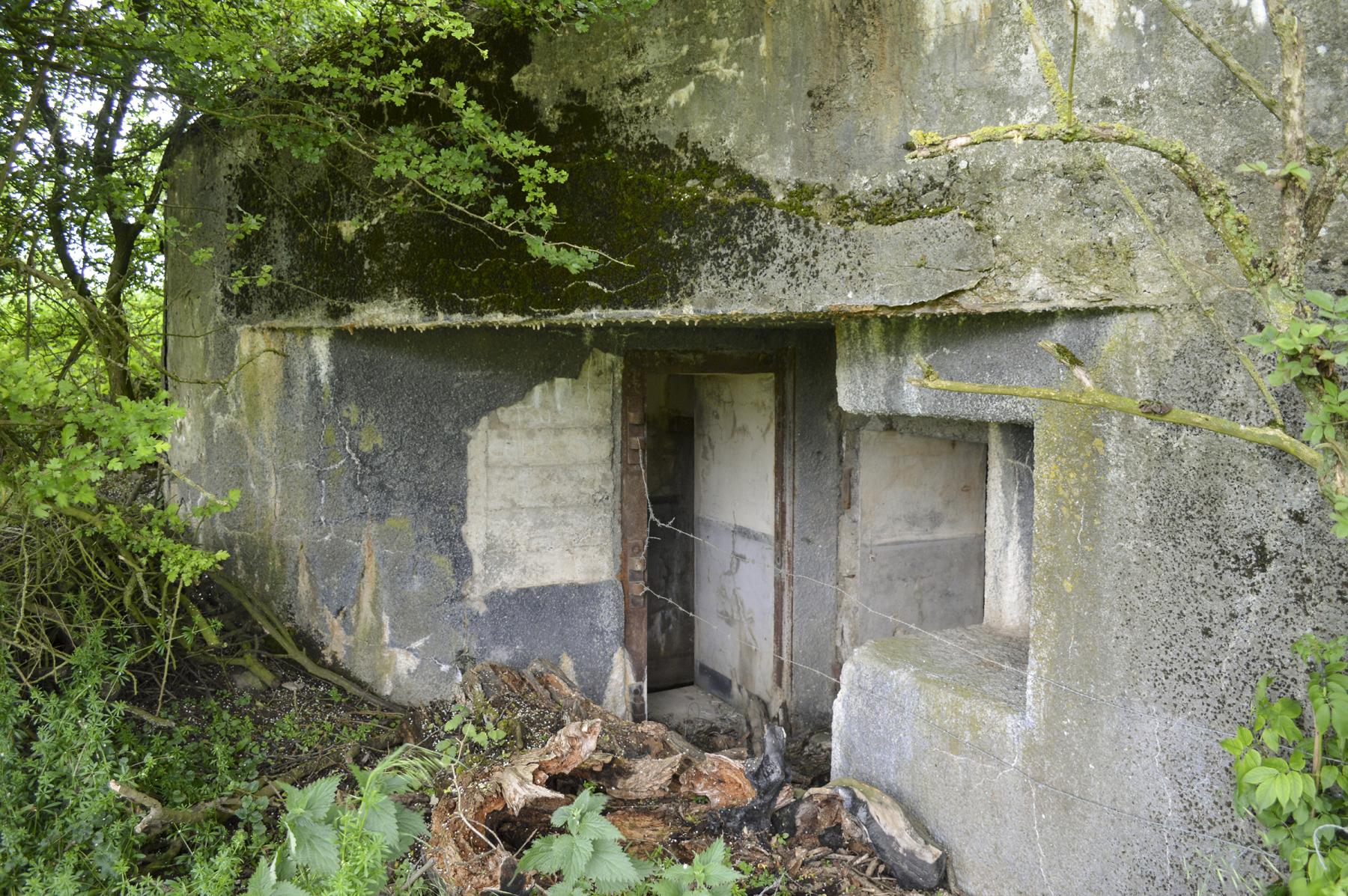 Ligne Maginot - CHEMIN DE FER OUEST - (Blockhaus pour canon) - Les entrées - ukmaginot