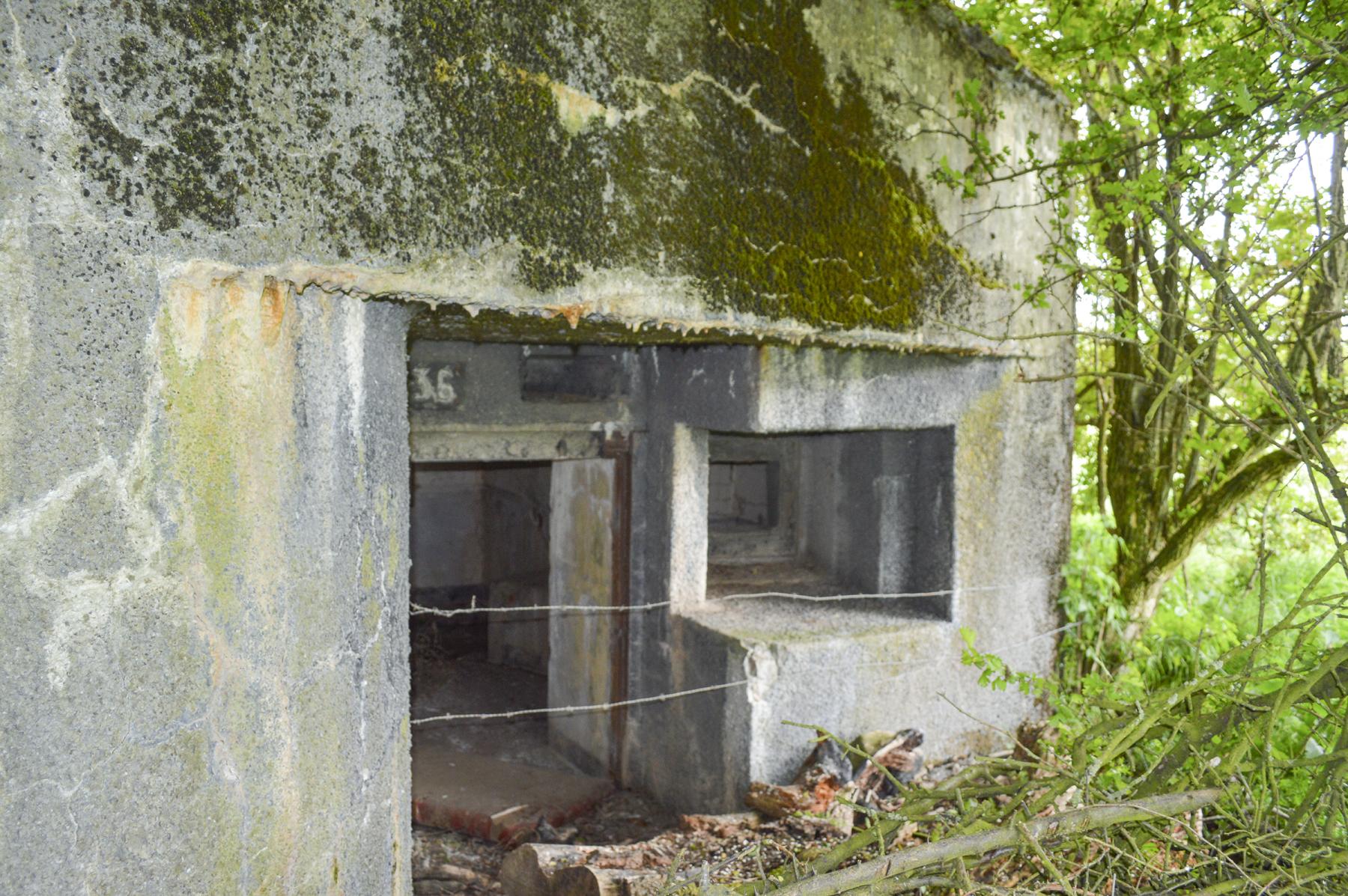 Ligne Maginot - CHEMIN DE FER OUEST - (Blockhaus pour canon) - Les entrées - ukmaginot
