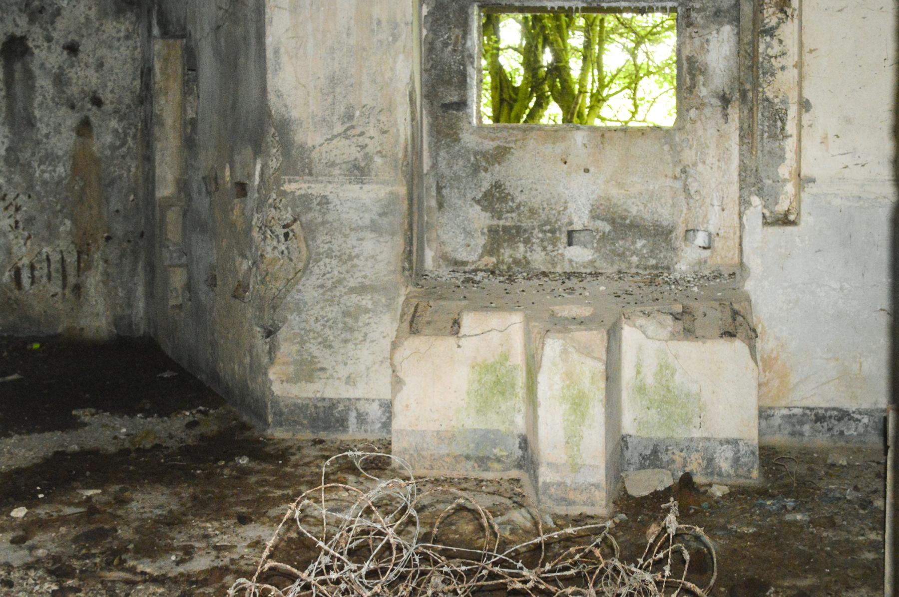 Ligne Maginot - CHEMIN DE FER OUEST - (Blockhaus pour canon) - L’emplacement pour le canon - ukmaginot