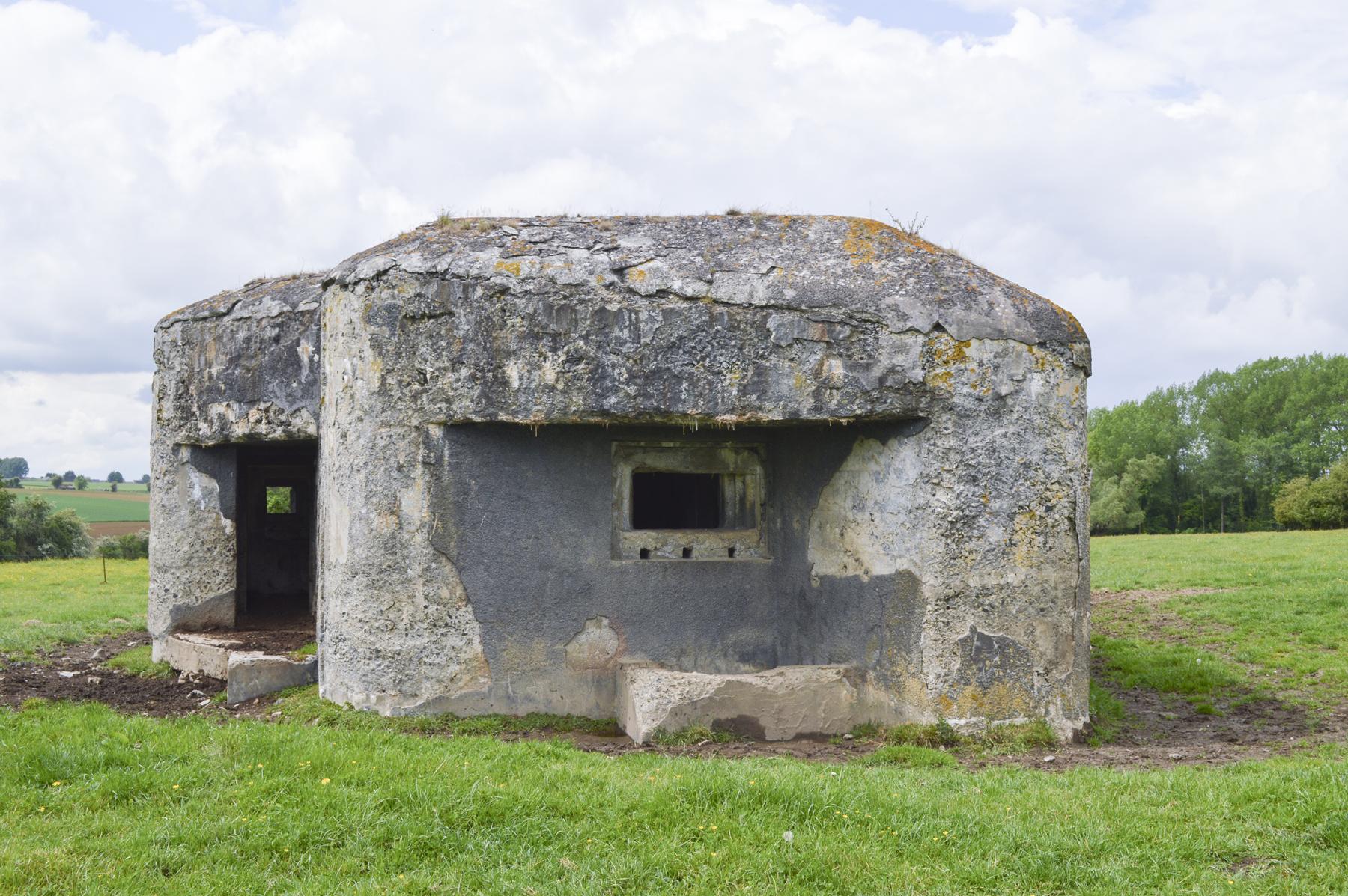 Ligne Maginot - B562 - CHEMIN DE FER EST - (Blockhaus pour canon) - Face droite, créneau AC - ukmaginot