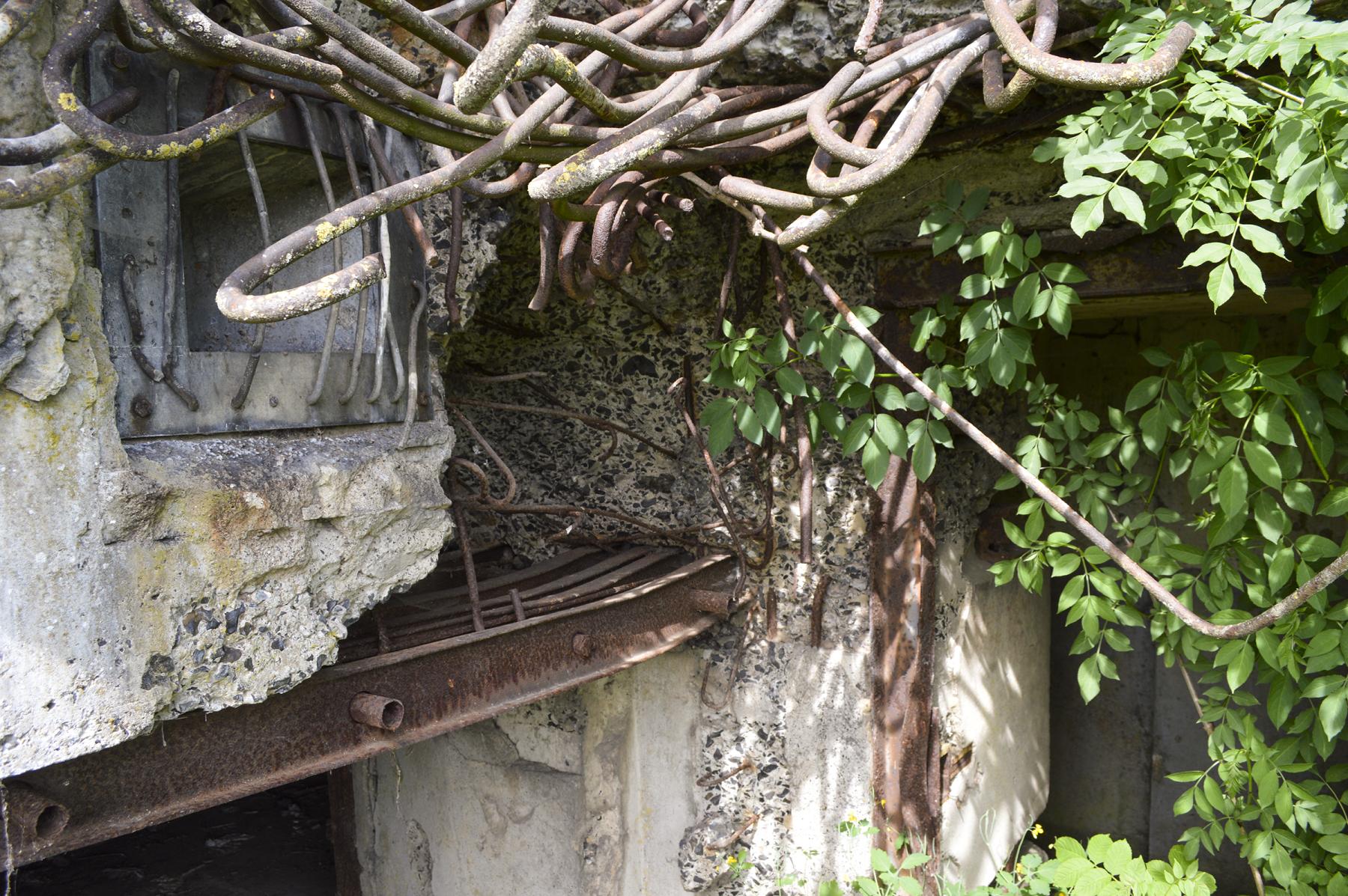 Ligne Maginot - LONG BUHOT - (Casemate d'infanterie - Simple) - Dégats - ukmaginot