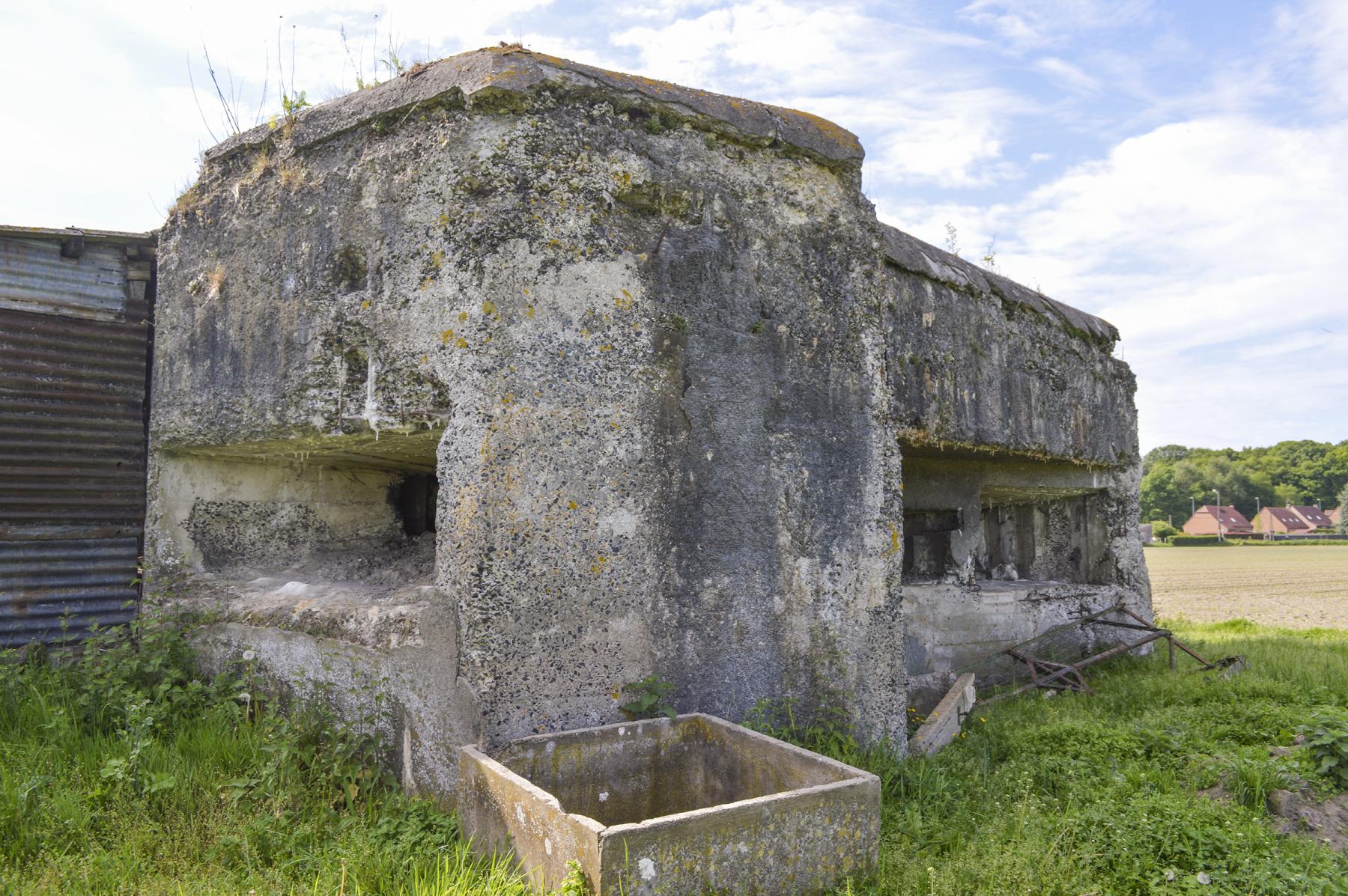 Ligne Maginot - EMERAUDE - (Blockhaus lourd type STG / STG-FCR - Double) - Le créneau d'observation - ukmaginot