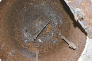 Ligne Maginot - B536 - LA TOURNICHETTE - (Blockhaus pour canon) - Les fentes d'observation et quelques toiles d'araignées