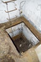 Ligne Maginot - B537 - LA FLAMENGRIE - (Blockhaus pour canon) - Passage vers le sous-sol